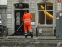 City street sweeper